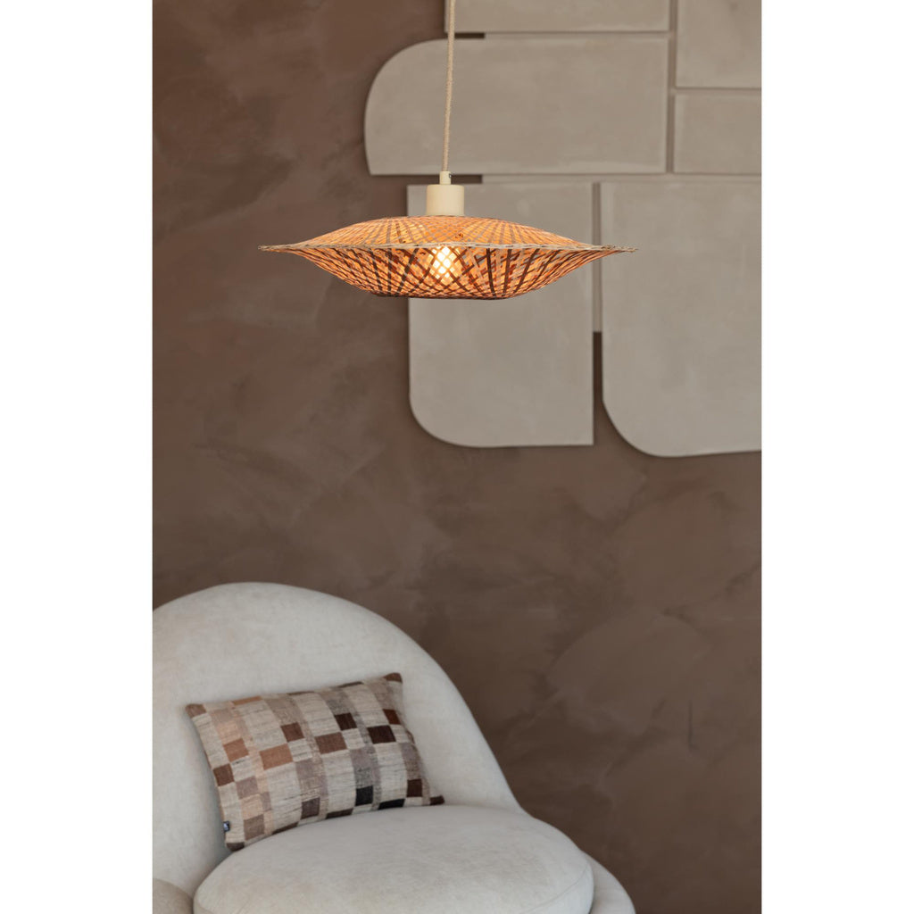 Hanglamp Madura - Naturel - Ø44cm x13cm - depauwwonen