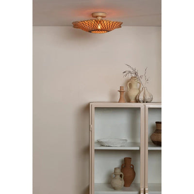Plafonniere Madura - Naturel - Ø44cm x 13cm by GOOD&MOJO