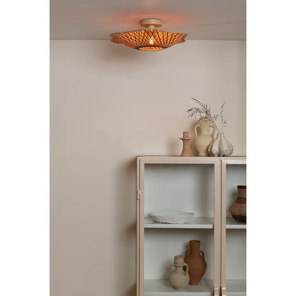 Plafonniere Madura - Naturel - Ø44cm x 13cm - depauwwonen