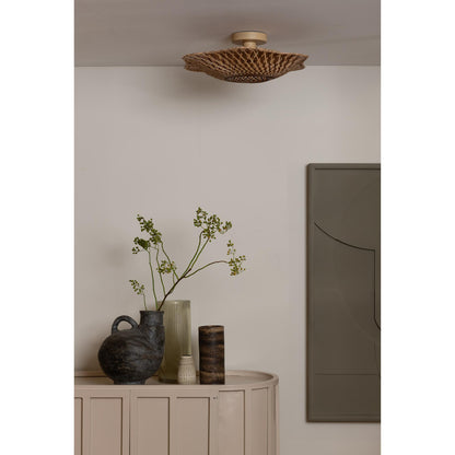 Plafonniere Madura - Naturel - Ø44cm x 13cm - depauwwonen