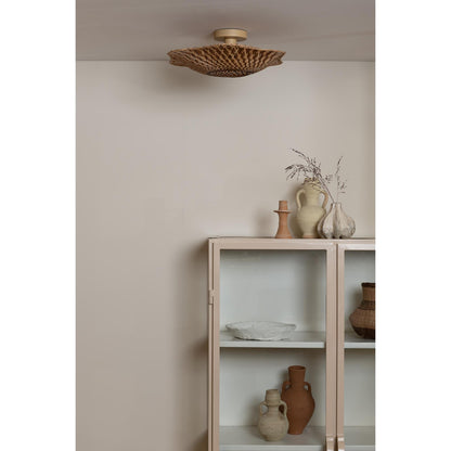 Plafonniere Madura - Naturel - Ø44cm x 13cm - depauwwonen
