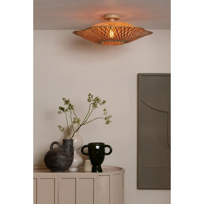 Plafonniere Madura - Naturel - Ø60cm x 17cm by GOOD&MOJO