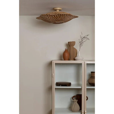 Plafonniere Madura - Naturel - Ø60cm x 17cm by GOOD&MOJO