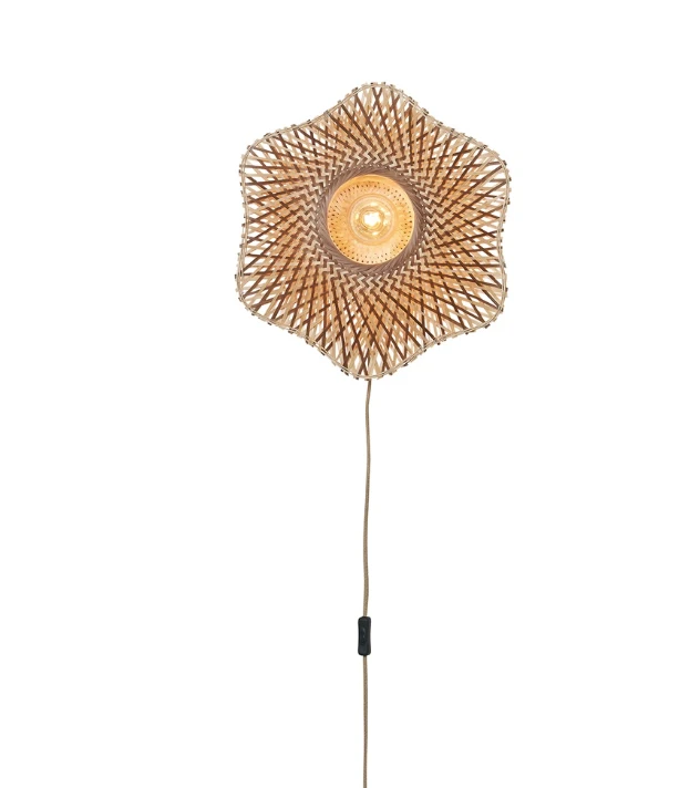 Wandlamp Madura - Naturel - Ø44cm by GOOD&MOJO