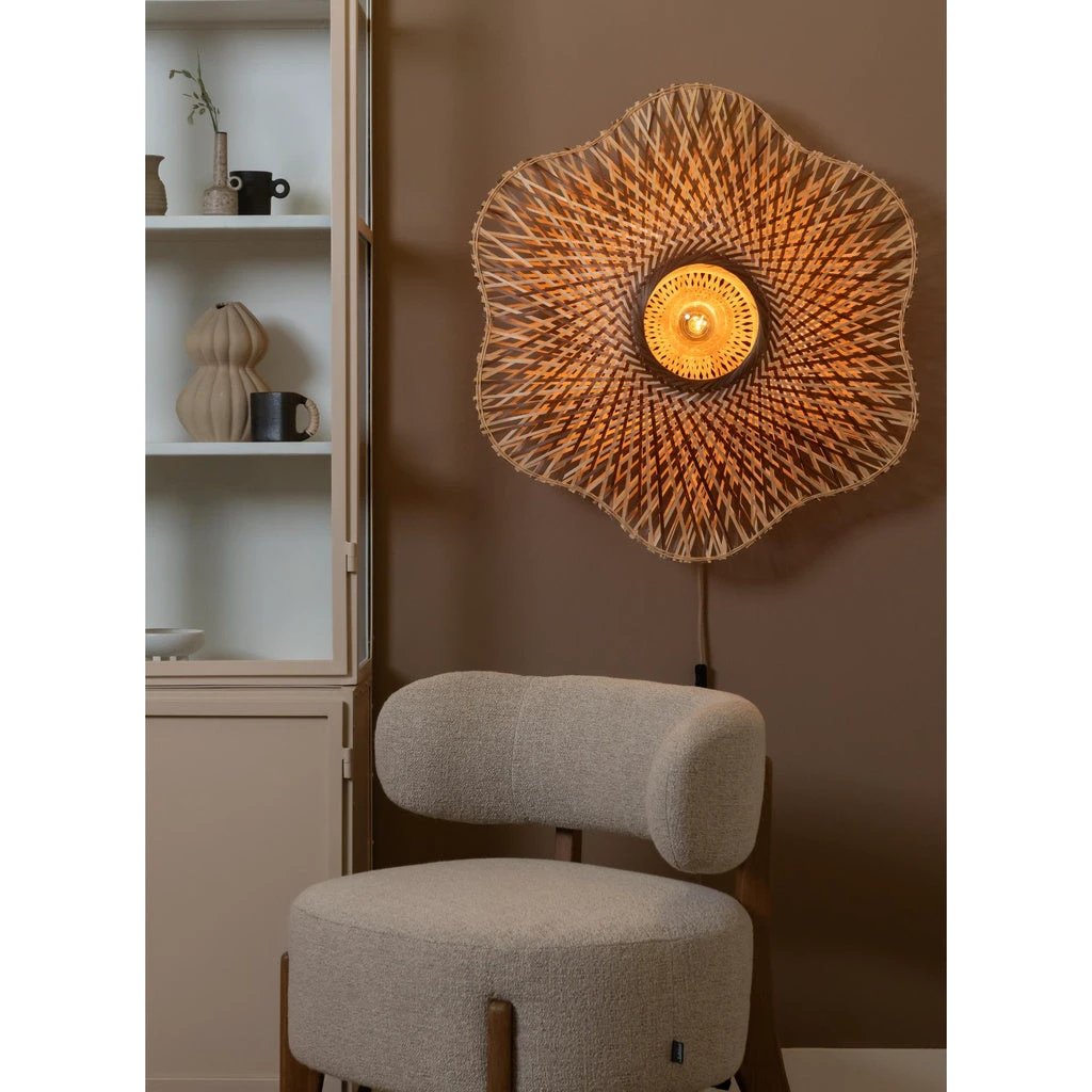 Wandlamp Madura - Naturel - Ø87cm by GOOD&MOJO