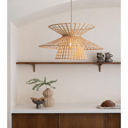 Hanglamp Machu Picchu - Naturel - Ø57cm - depauwwonen