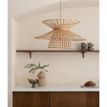 Hanglamp Machu Picchu - Naturel - Ø57cm - depauwwonen