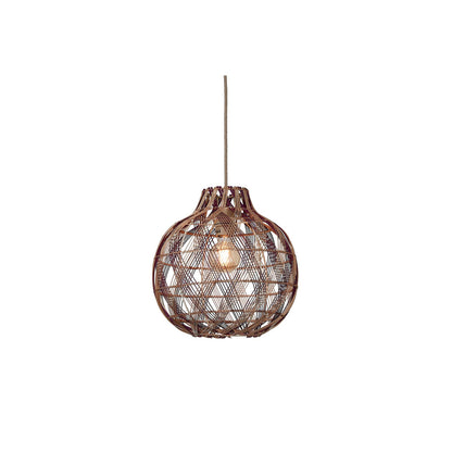 Hanglamp Mendoza - Naturel/Bruin - Ø35cm - depauwwonen