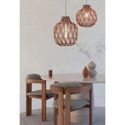 Hanglamp Mendoza - Naturel/Bruin - Ø35cm by GOOD&MOJO