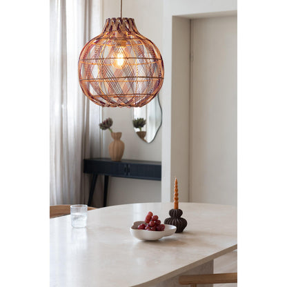 Hanglamp Mendoza - Naturel/Bruin - Ø35cm - depauwwonen