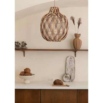 Hanglamp Mendoza - Naturel/Bruin - Ø40cm by GOOD&MOJO