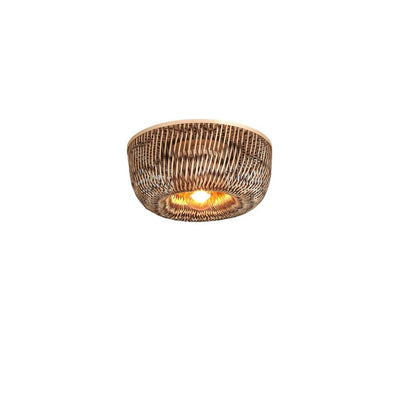 Plafonniere Barbados - Naturel/Bruin - Ø35cm by GOOD&MOJO