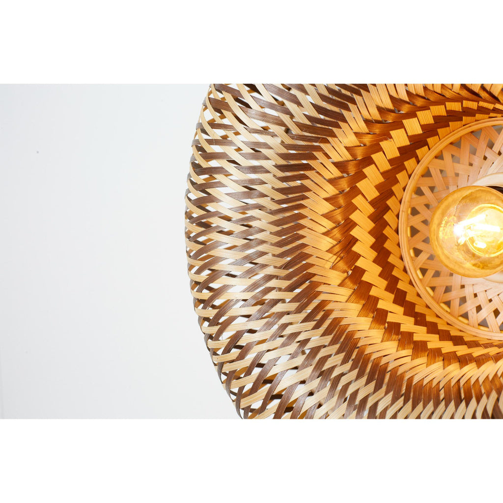 Plafonniere Barbados - Naturel/Bruin - Ø35cm - depauwwonen