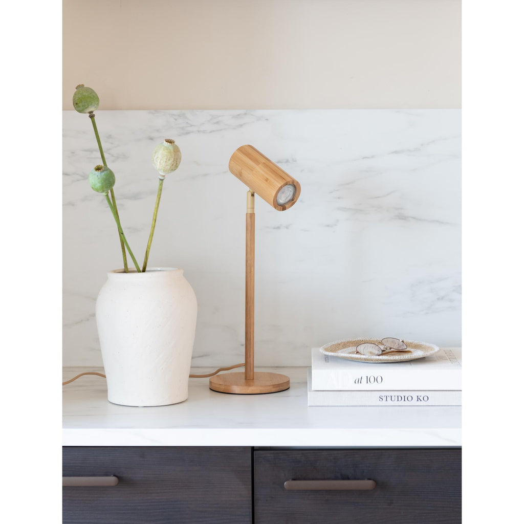 Tafellamp Java - Naturel - Ø18cm x 47cm - depauwwonen