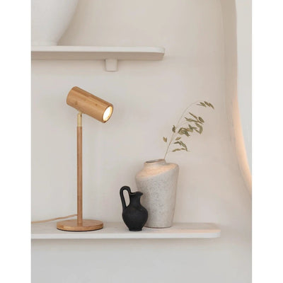 Tafellamp Java - Naturel - Ø18cm x 47cm by GOOD&MOJO