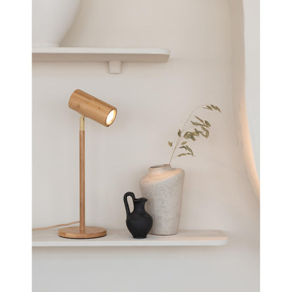 Tafellamp Java - Naturel - Ø18cm x 47cm - depauwwonen