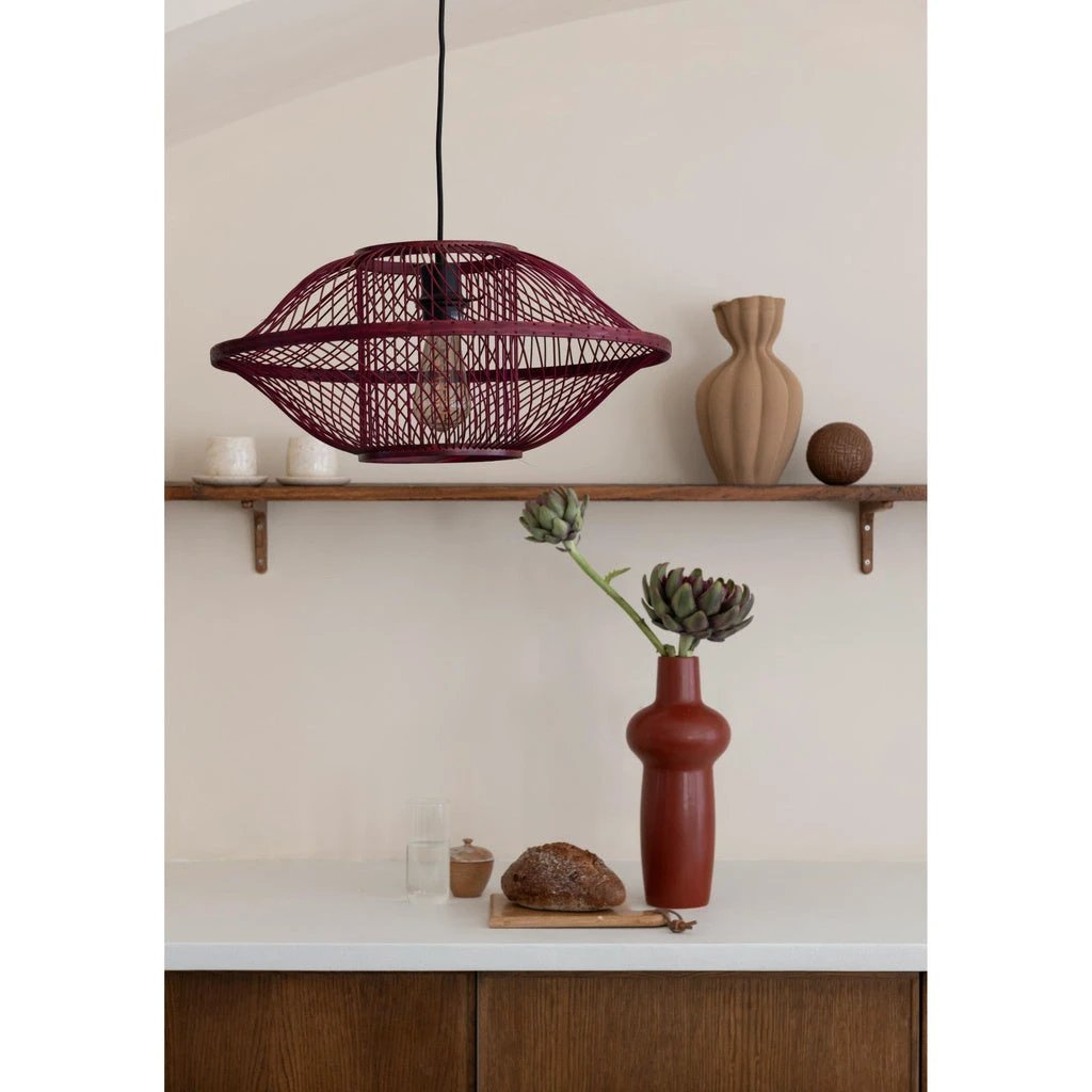 Hanglamp Maui - Bordeaux - Ø50cm by GOOD&MOJO