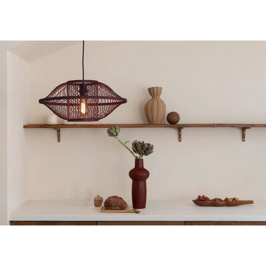 Hanglamp Maui - Bordeaux - Ø50cm by GOOD&MOJO