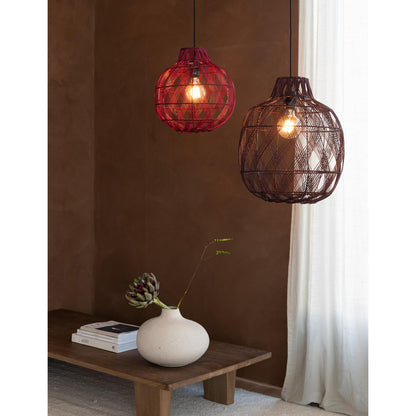 Hanglamp Mendoza - Bordeaux - Ø40cm - depauwwonen