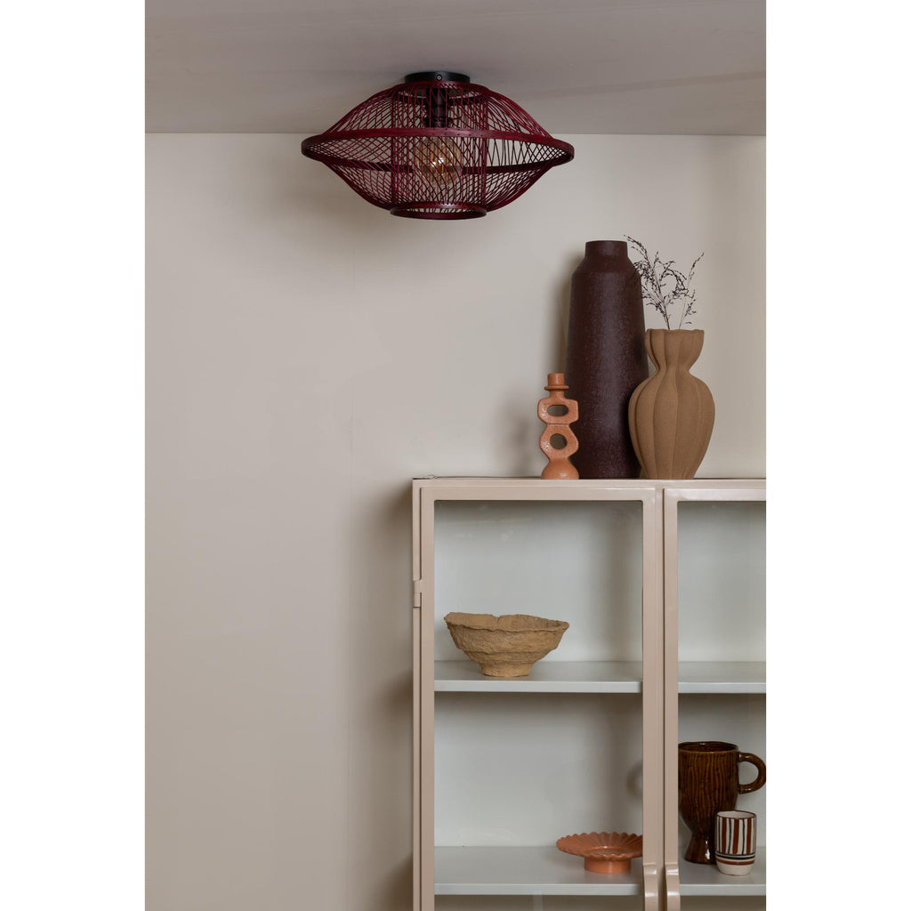 Plafonniere Maui - Bordeaux - Ø50cm - depauwwonen