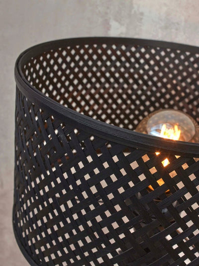 Vloerlamp Java Zwart 3-legs Bamboe - 150cm by GOOD&MOJO