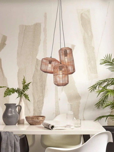 Hanglamp Tanami 3-kap - naturel by GOOD&MOJO