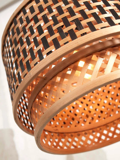 Plafondlamp Bhutan bamboe - L by GOOD&MOJO