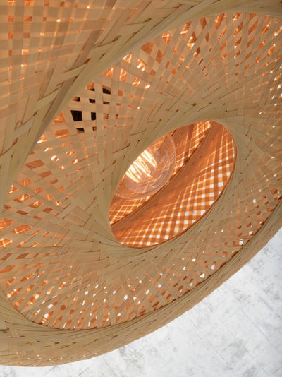 Plafondlamp Palawan Bamboe Naturel - L by GOOD&MOJO