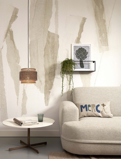 Hanglamp Bhutan - Bamboe/Zwart - Ø25cm by GOOD&MOJO