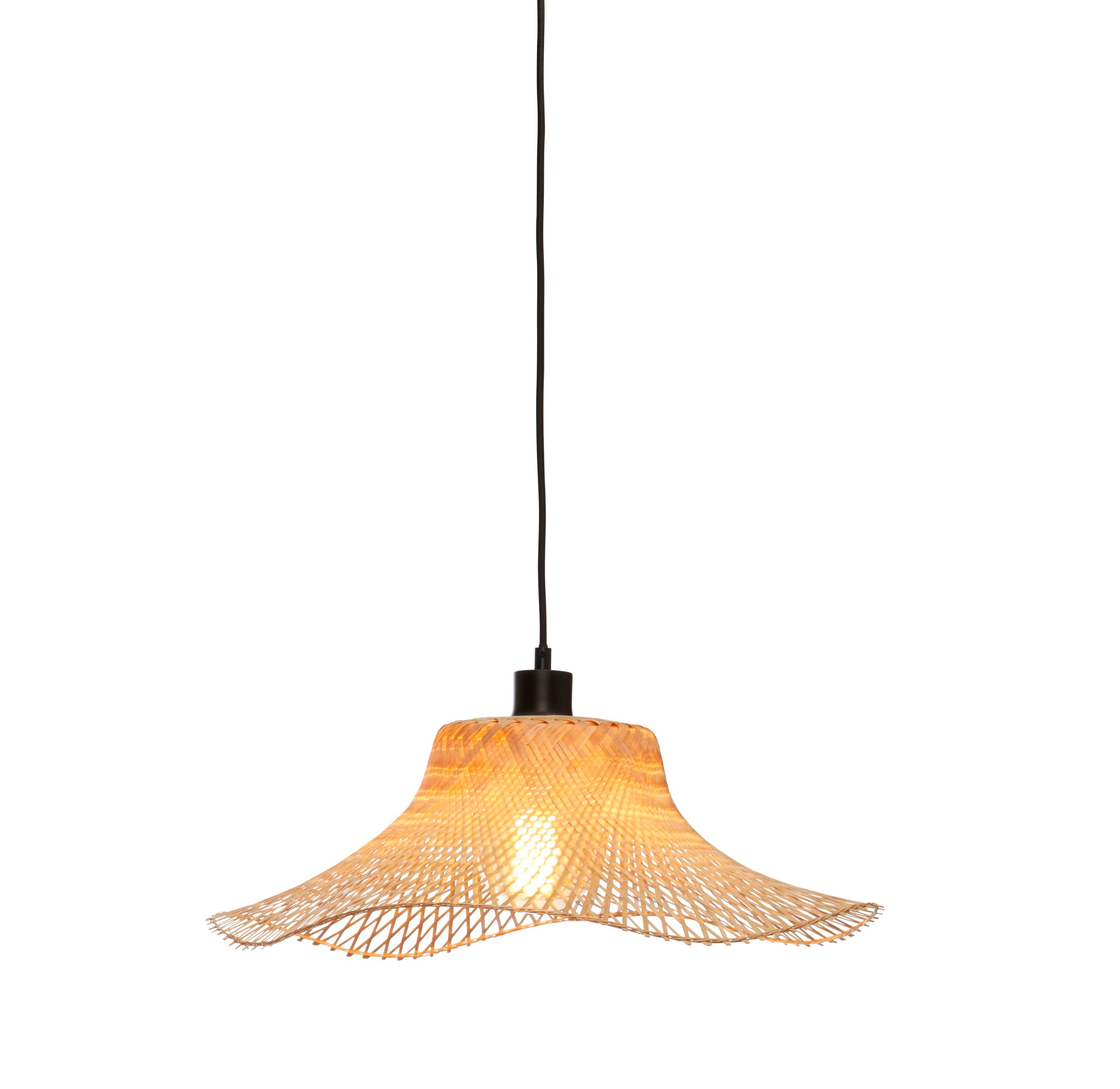 Hanglamp Ibiza - Bamboe - 50x50x15cm - depauwwonen