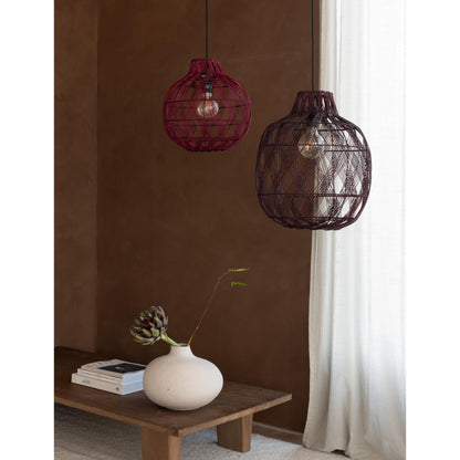Hanglamp Mendoza - Bordeaux - Ø35cm - depauwwonen