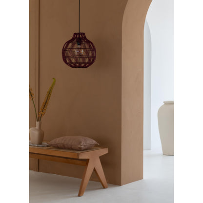 Hanglamp Mendoza - Bordeaux - Ø35cm - depauwwonen