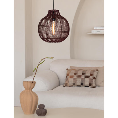 Hanglamp Mendoza - Bordeaux - Ø35cm - depauwwonen