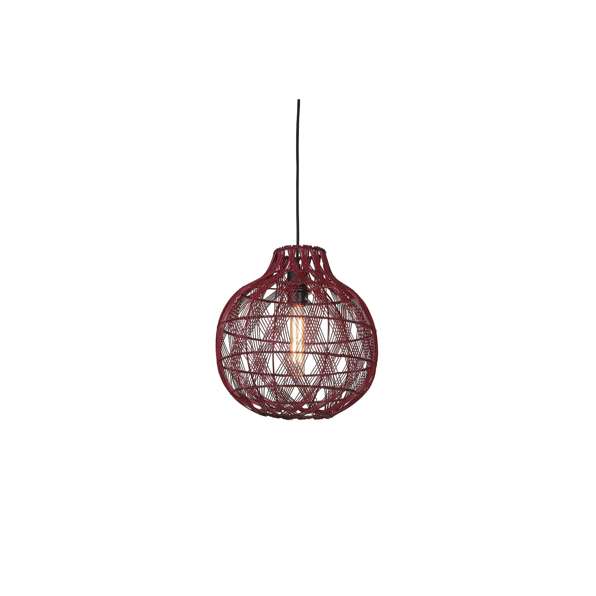 Hanglamp Mendoza - Bordeaux - Ø35cm - depauwwonen