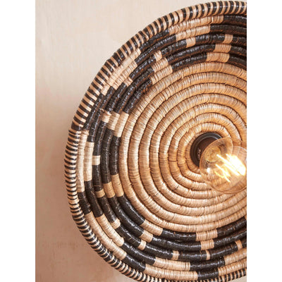 Plafondlamp Andros - Naturel/Zwart - Ø45cm by GOOD&MOJO