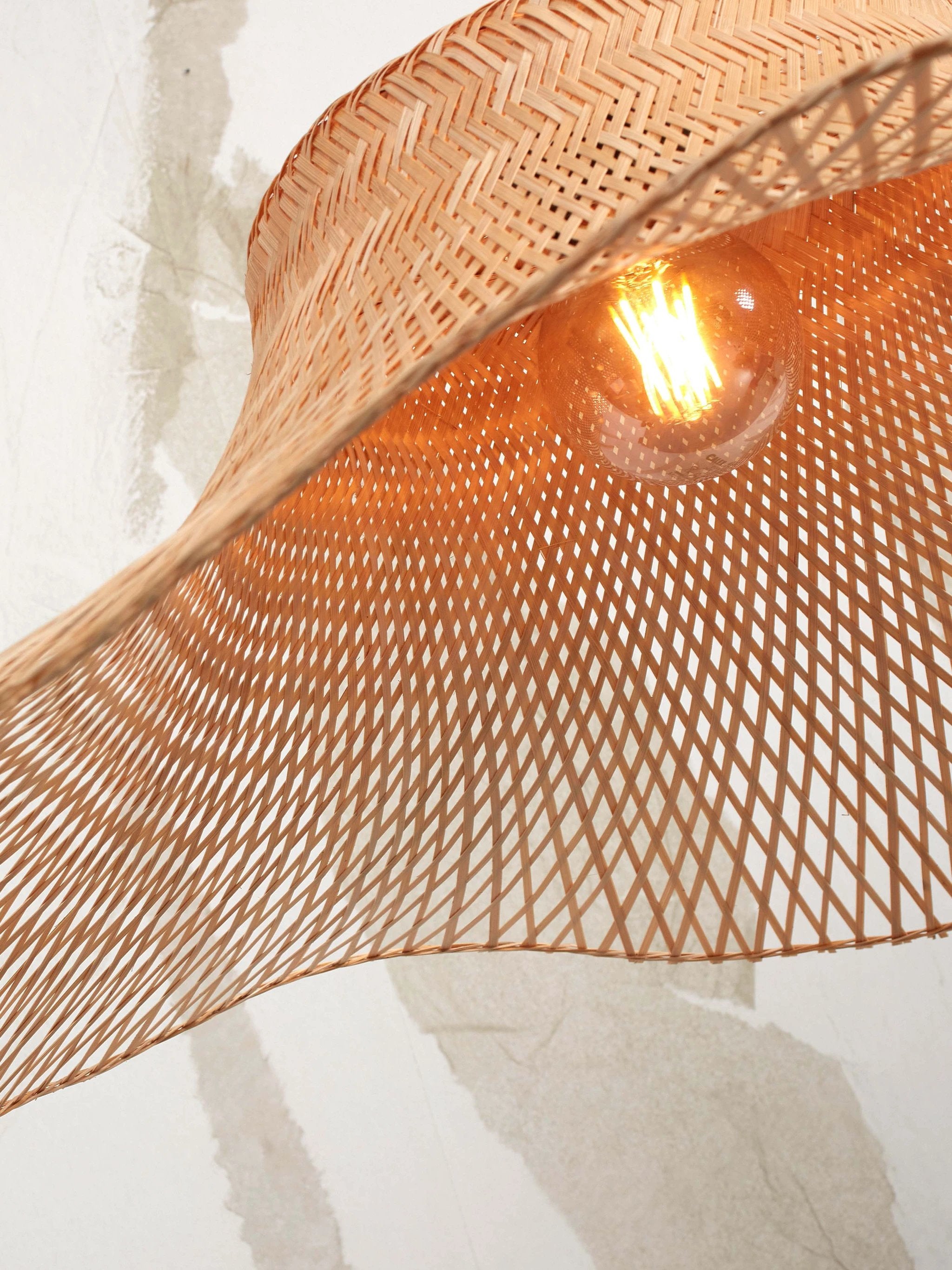 Plafondlamp Ibiza - Bamboe - 50x50x20cm by GOOD&MOJO