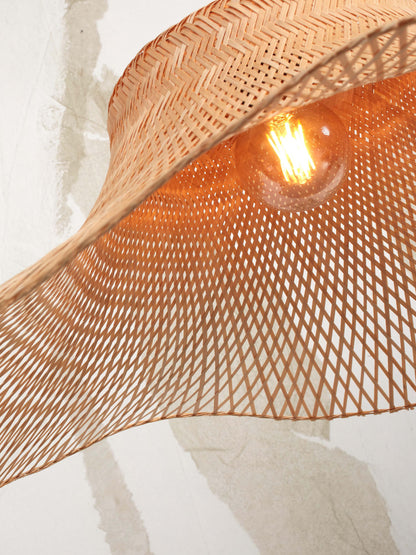 Plafondlamp Ibiza - Bamboe - 50x50x20cm - depauwwonen