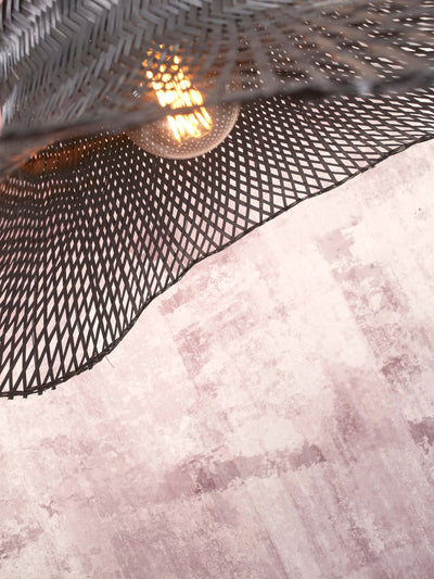 Plafondlamp Ibiza - Zwart Bamboe - 65x65x25cm by GOOD&MOJO