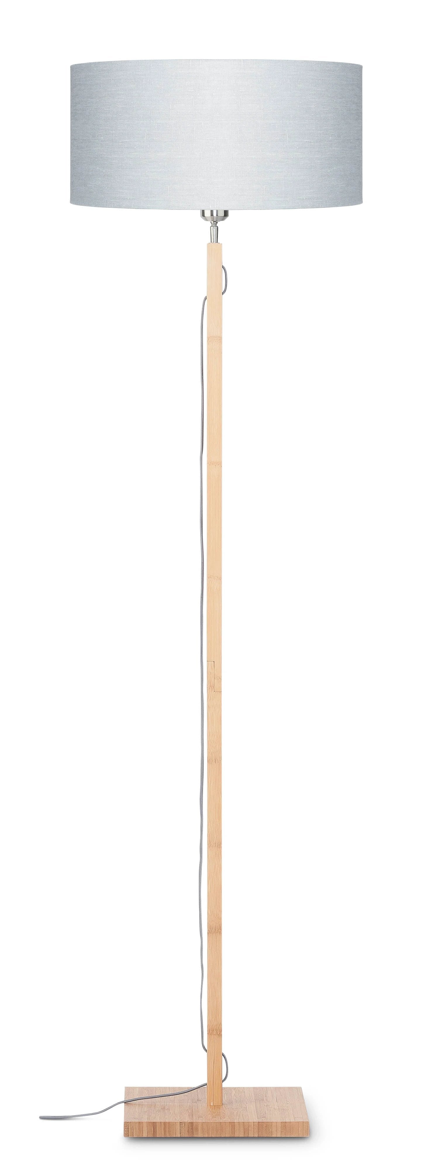 Vloerlamp Fuji - Light Grey/Bamboo - Ø47cm by GOOD&MOJO