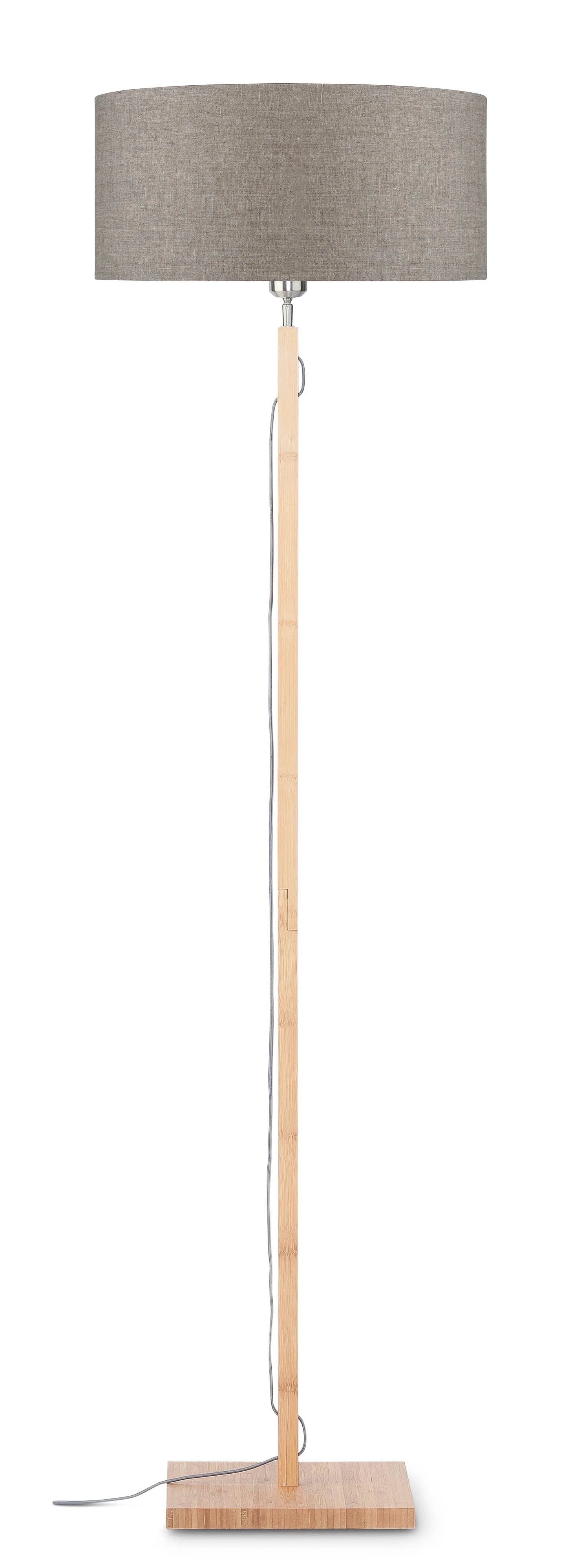 Vloerlamp Fuji - Taupe/Bamboe - Ø47cm by GOOD&MOJO