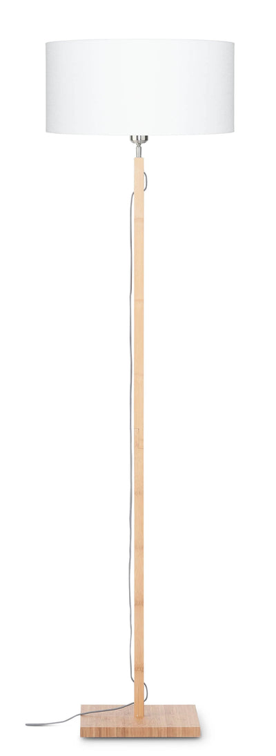 Vloerlamp Fuji - Wit/Bamboe - Ø47cm by GOOD&MOJO