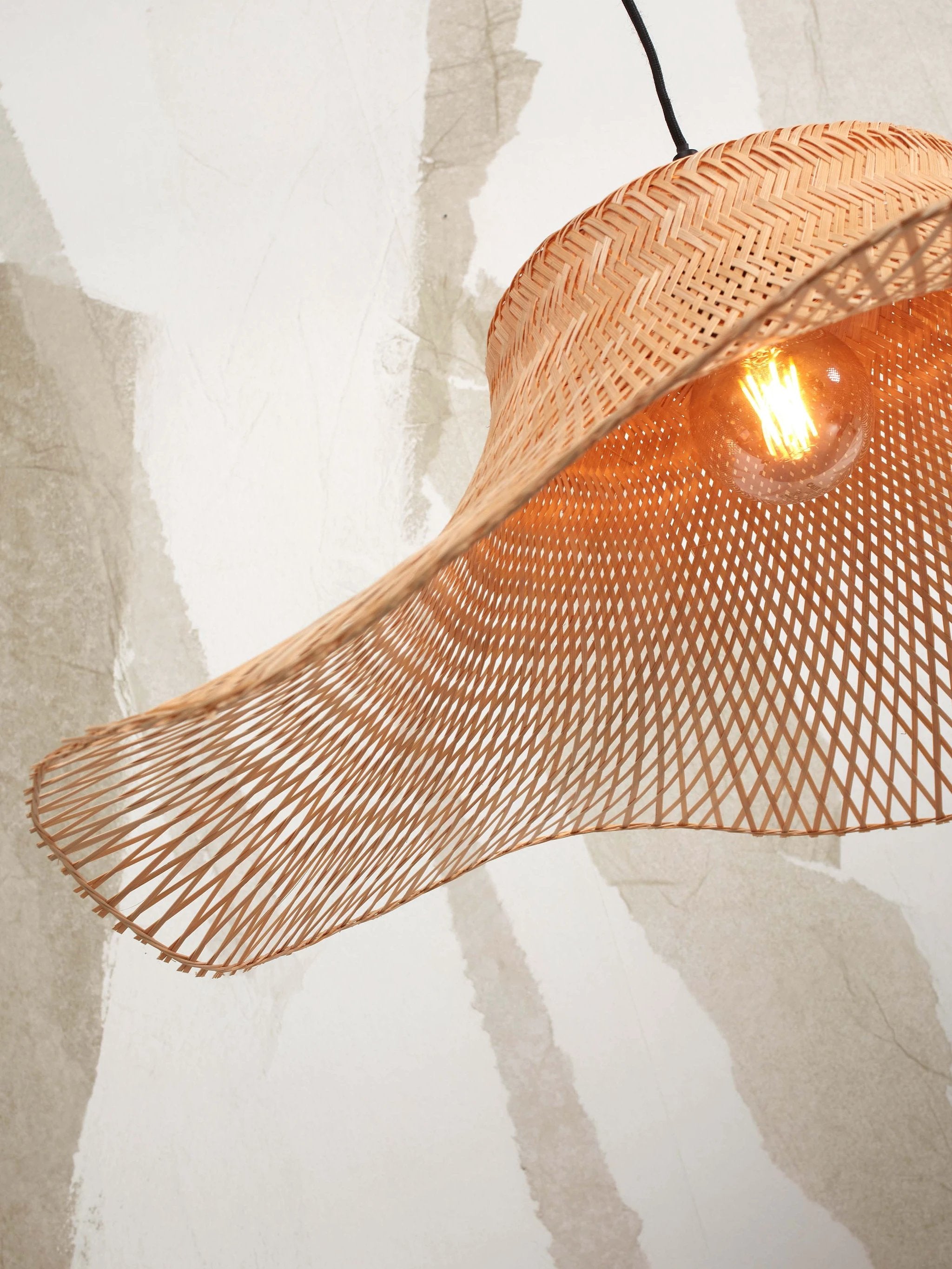 Vloerlamp Ibiza - Bamboe - 68x50x150cm by GOOD&MOJO