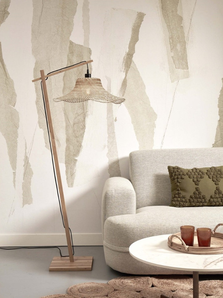 Vloerlamp Ibiza - Bamboe - 68x50x150cm - depauwwonen