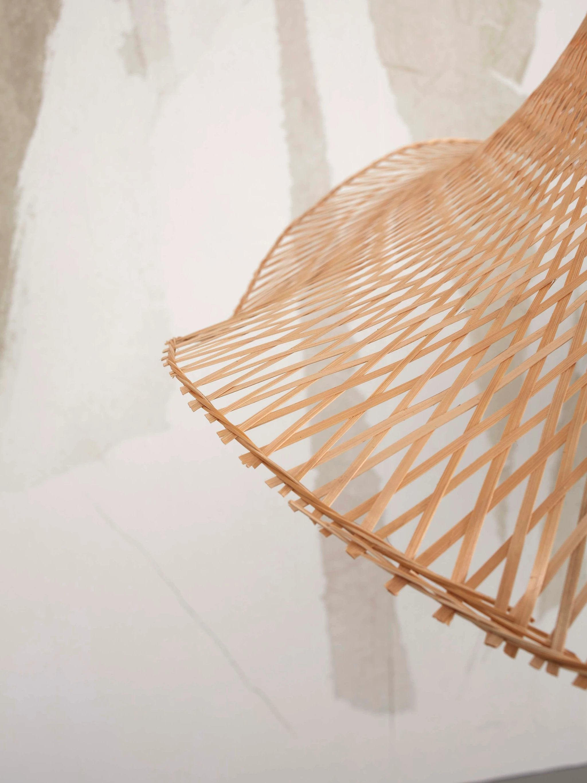 Vloerlamp Ibiza - Bamboe Wit/Naturel - 68x50x150cm by GOOD&MOJO