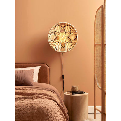 Wandlamp Andros - Naturel/Wit - Ø45cm by GOOD&MOJO