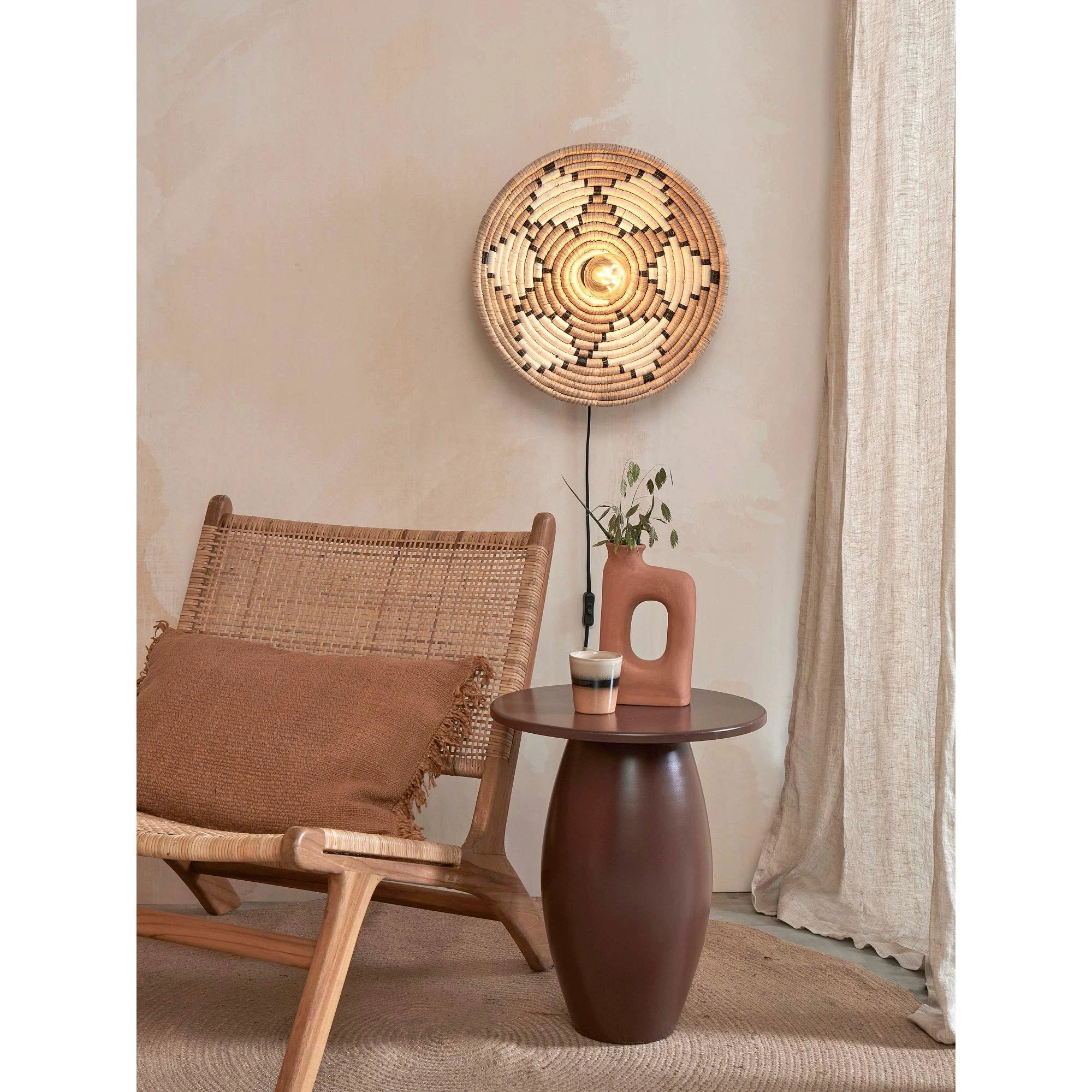 Wandlamp Andros - Naturel/Wit - Ø45cm by GOOD&MOJO
