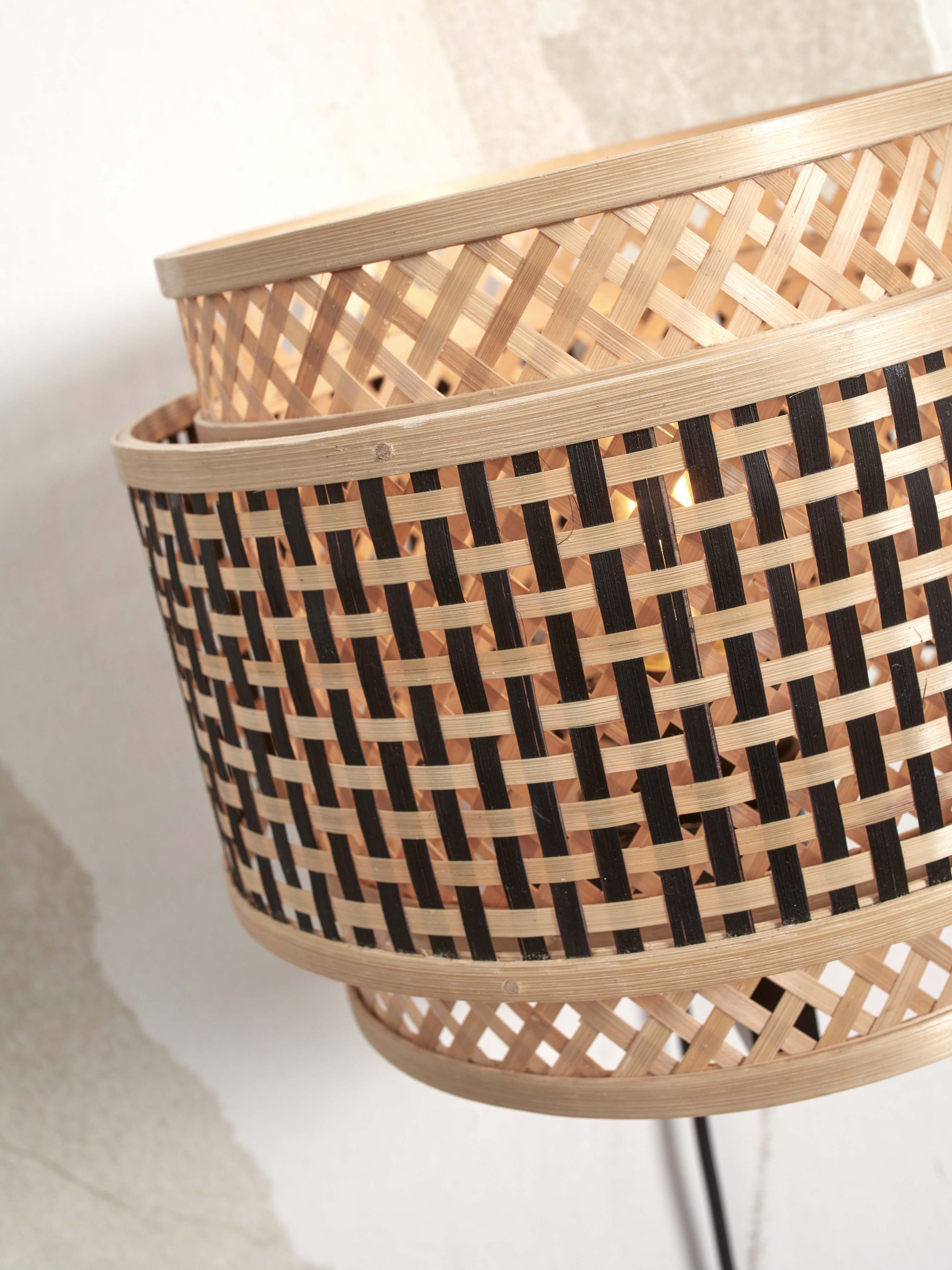 Wandlamp Bhutan - Bamboe - Ø25cm - depauwwonen