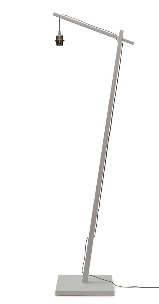 Vloerlamp Hokkaido - Bamboe Wit/Naturel - 63x36x176cm - depauwwonen