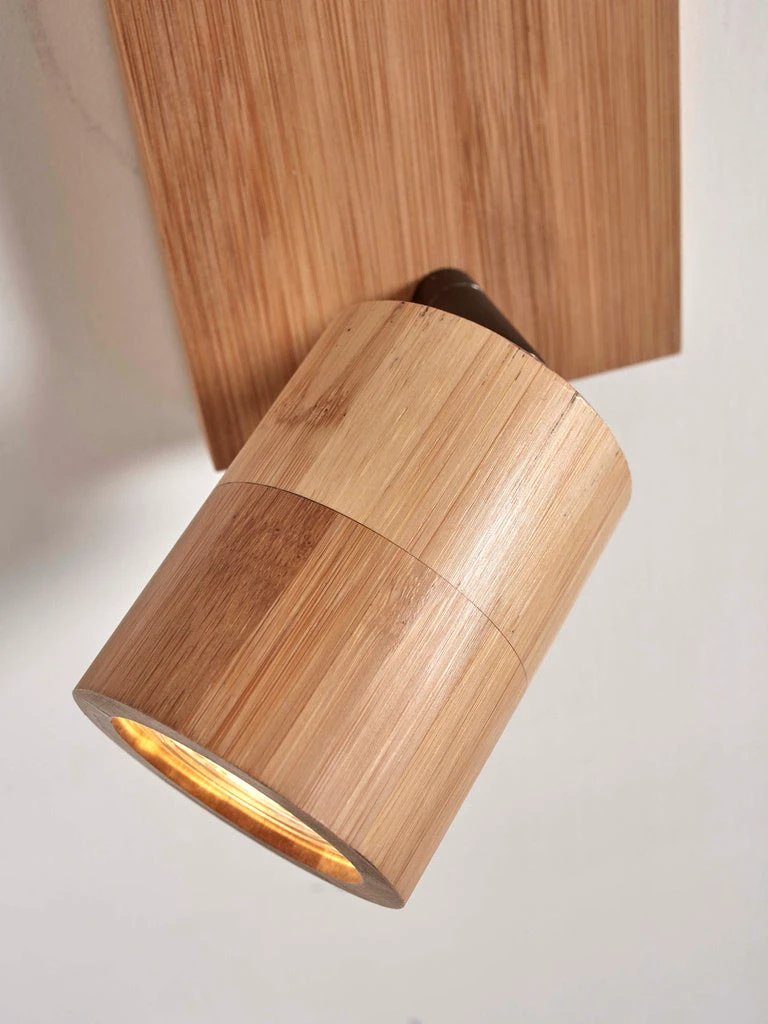 Plafondlamp Java - Bamboe - 22x12x13cm by GOOD&MOJO