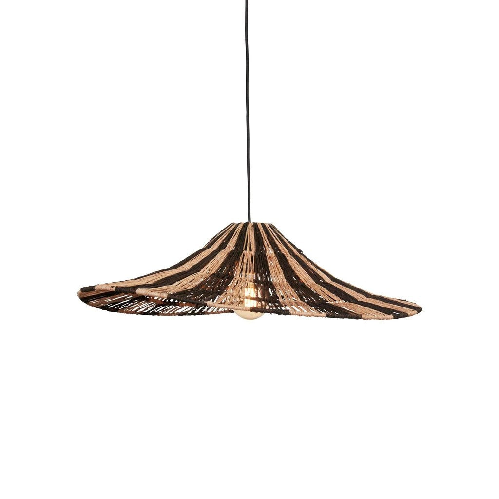 Hanglamp Cuzco - Zwart/Naturel - 65x65x20cm by GOOD&MOJO